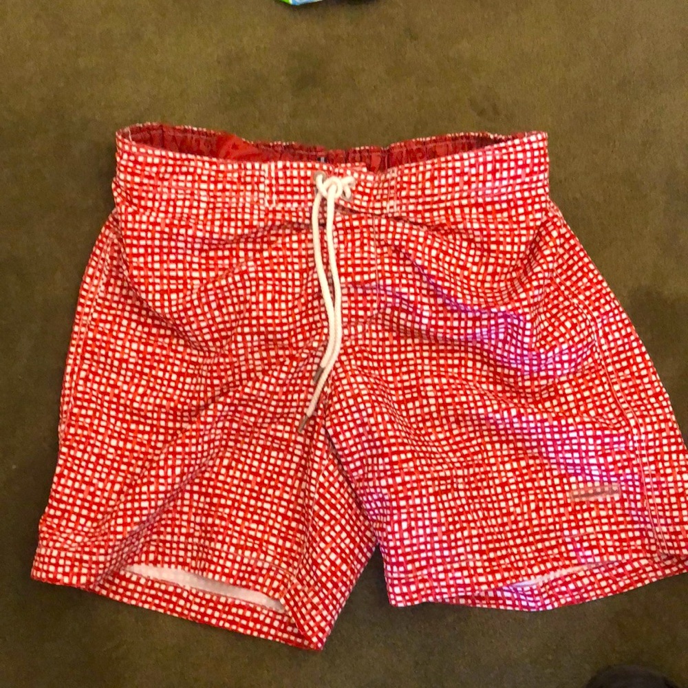 Black brown Medium Men’s Swim trunks with liner